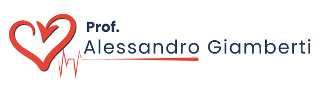 Logo del sito rappresentativo del Professore Alessandro Giamberti Medico Chirurgo scritta colore blue
